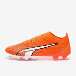 Puma Ultra Match FG/AG Women’s Size 8 Soccer Cleats Orange White 107222